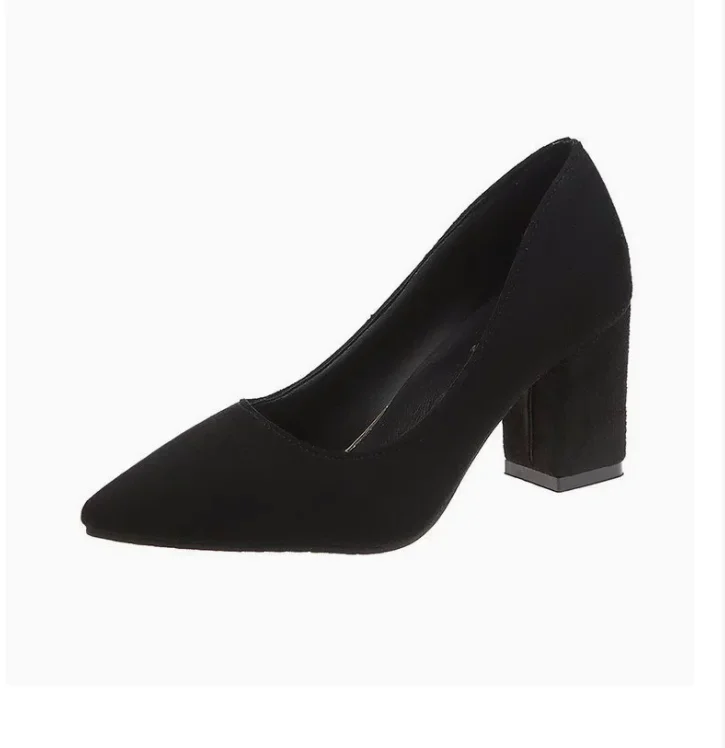 New Black Sexy High Heels Women's Shoes Pointed Toe Shallow Mouth Shoes Women's Thick Heel Fashion Shoes Women's Large Size
New Black Sexy High Heels Women's Shoes Pointed Toe Shallow Mouth Shoes Women's Thick Heel Fashion Shoes Women's Large Size