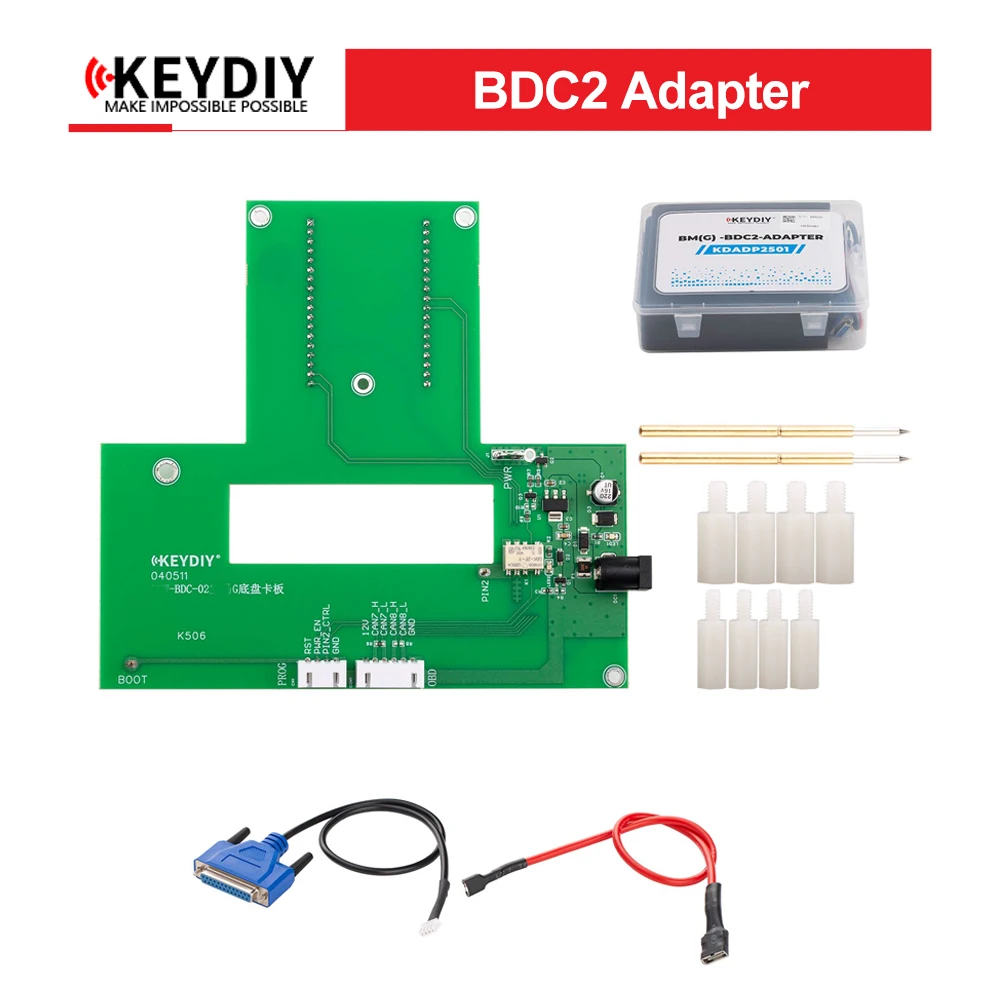 Адаптер KEYDIY BM(G) BDC2 KDADP2501 для BMW G-серии, для KEYDIY KD-X4, используется только с KD-X4.
Адаптер KEYDIY BM(G) BDC2 KDADP2501 для BMW G-серии, для KEYDIY KD-X4, используется только с KD-X4.