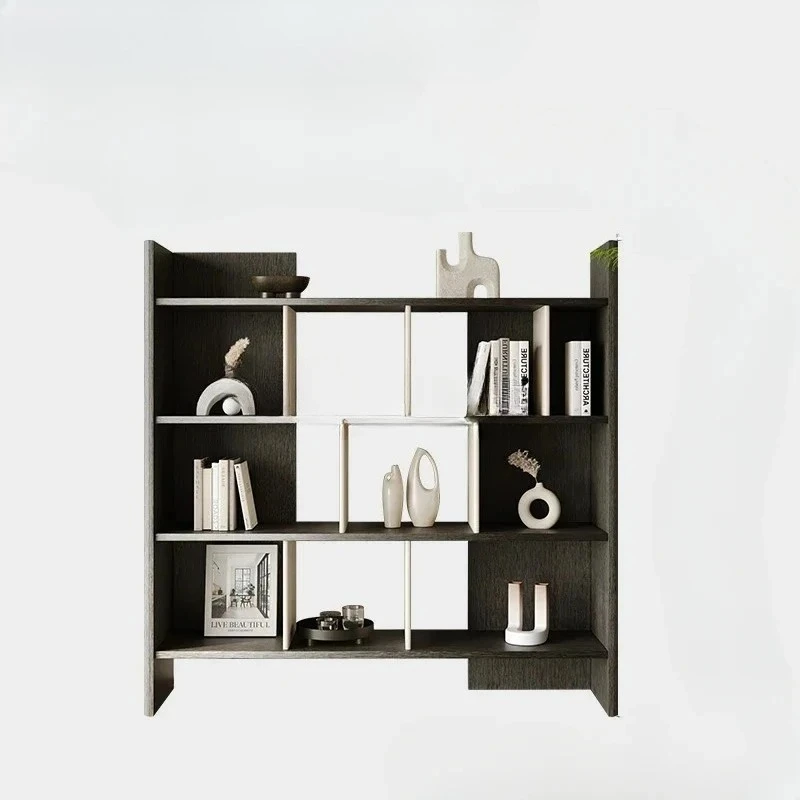 Минималистичный книжный шкаф-стеллаж от пола до потолка, интегрированный в стену, съемный, из натуральной кожи и массива дерева
Минималистичный книжный шкаф-стеллаж от пола до потолка, интегрированный в стену, съемный, из натуральной кожи и массива дерева