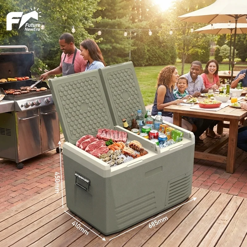 Low Power Consumption Electric Cooler Box Compressor Cooling Camping Car Fridge Refrigerator for Beach Vacation
Low Power Consumption Electric Cooler Box Compressor Cooling Camping Car Fridge Refrigerator for Beach Vacation