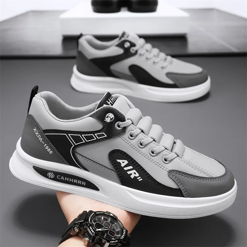 2025 Trend Grey Sneakers Male Leather Original Men's Casual Shoes Comfortable Low Top Vulcanized Shoes for Men Designer Sneakers
2025 Trend Grey Sneakers Male Leather Original Men's Casual Shoes Comfortable Low Top Vulcanized Shoes for Men Designer Sneakers