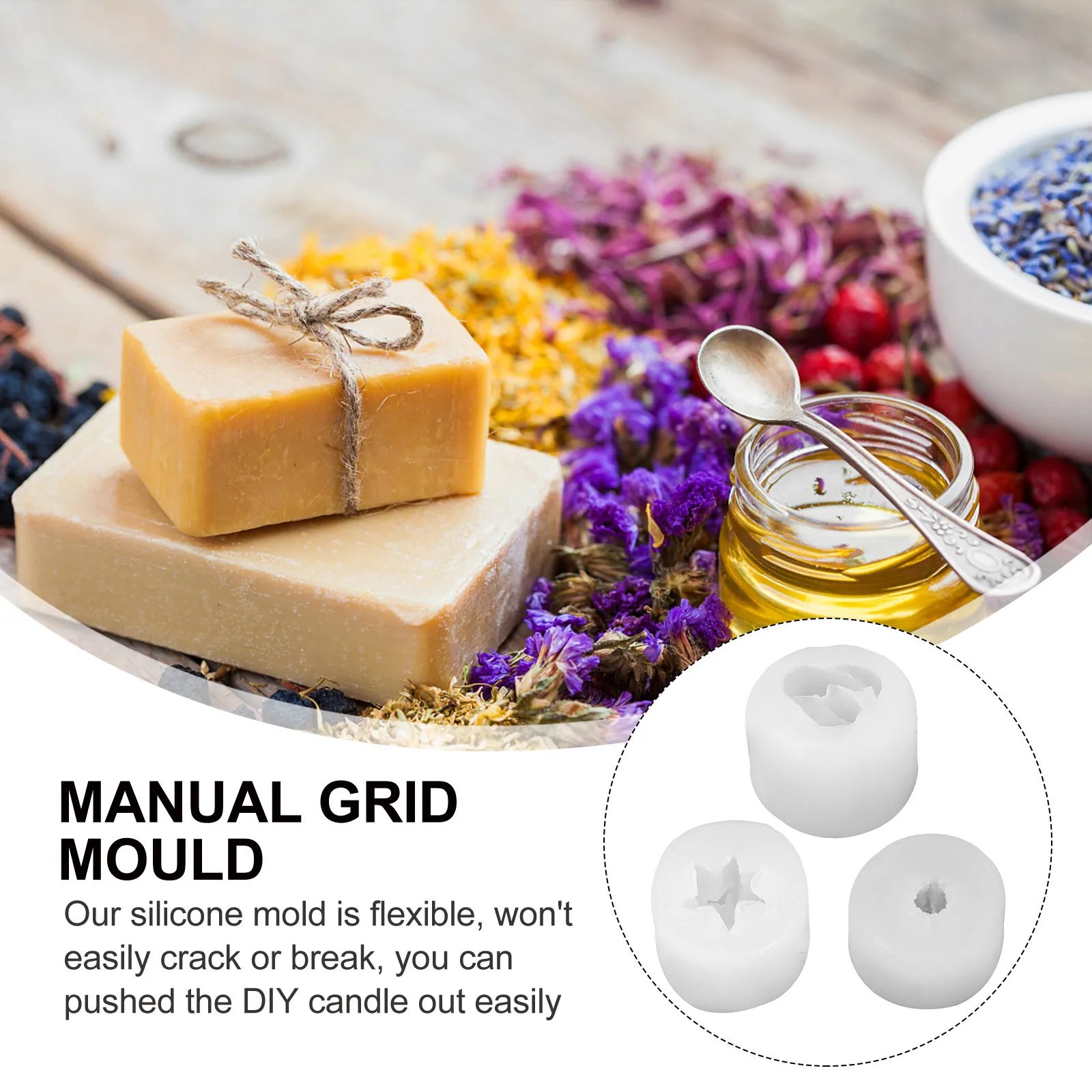 Набор из 3 силиконовых форм для мыла в виде суккулентов, для ароматерапии, креативные, гибкие, антипригарные формы для изготовления мыла ручной работы
Набор из 3 силиконовых форм для мыла в виде суккулентов, для ароматерапии, креативные, гибкие, антипригарные формы для изготовления мыла ручной работы