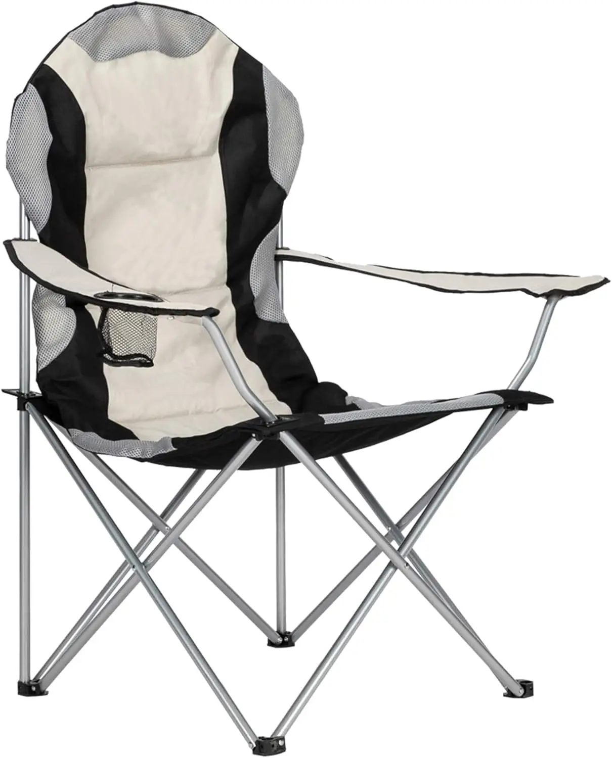 Folding Camping Chair, Oversized Portable Padded Arm Chair with Carry Bag & Cup Holder for Outdoor Fishing Sports Hiking
Folding Camping Chair, Oversized Portable Padded Arm Chair with Carry Bag & Cup Holder for Outdoor Fishing Sports Hiking