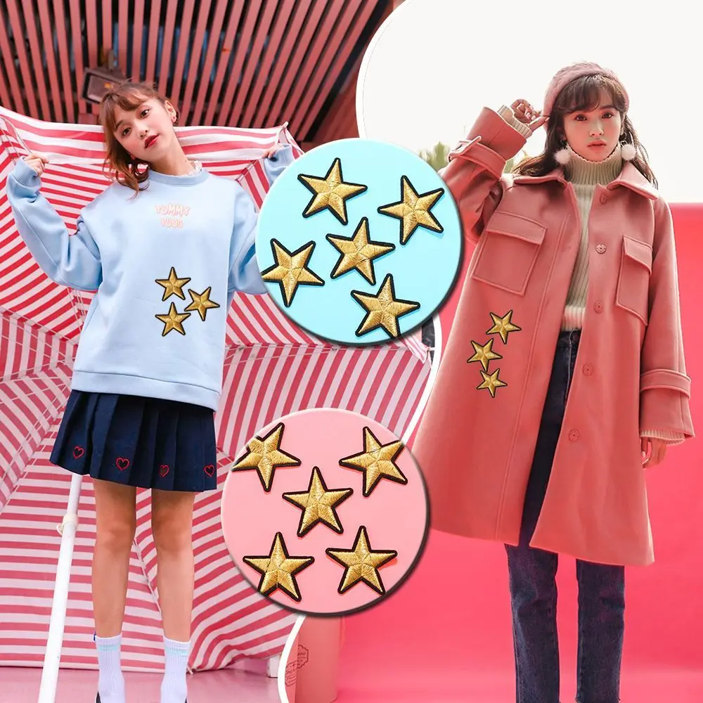5/10Pcs Fabric Sew on Apparel Sewing Fabric Badge Stickers Iron-On Patch Stars Patches Applique
5/10Pcs Fabric Sew on Apparel Sewing Fabric Badge Stickers Iron-On Patch Stars Patches Applique