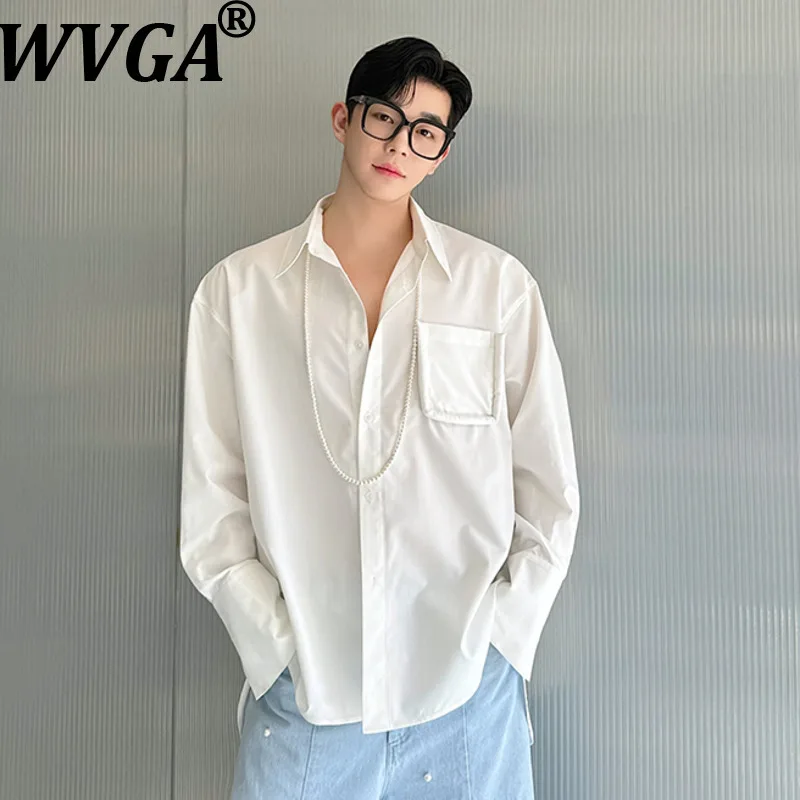 WVGA весна осень новые мужские нишевые дизайны однотонные модные рубашки с длинными рукавами шикарные повседневные топы с отложным воротником Ins W17158
WVGA весна осень новые мужские нишевые дизайны однотонные модные рубашки с длинными рукавами шикарные повседневные топы с отложным воротником Ins W17158