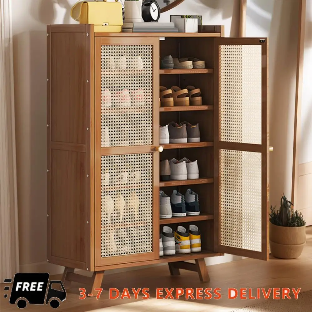 7 Tiers Wooden Shoe Cabinet with Doors Shoe Rack Organizer for Entryway Closet
7 Tiers Wooden Shoe Cabinet with Doors Shoe Rack Organizer for Entryway Closet