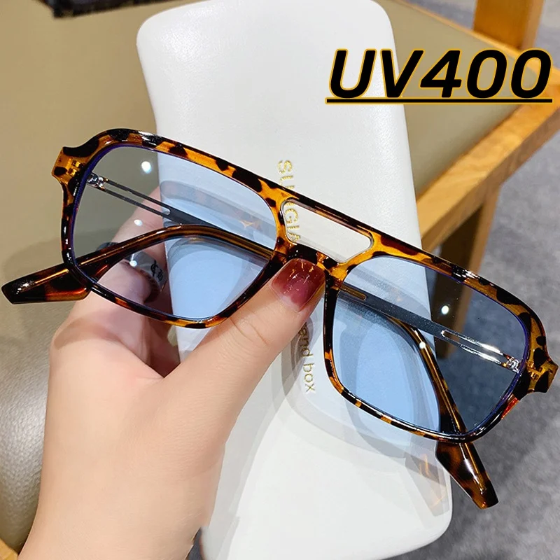 Finished Double Beam Sun Eyewear for Women Men 2024 New Personalized Outdoor UV400 Sunglasses Vintage Sports Anti-UV Goggles
Finished Double Beam Sun Eyewear for Women Men 2024 New Personalized Outdoor UV400 Sunglasses Vintage Sports Anti-UV Goggles