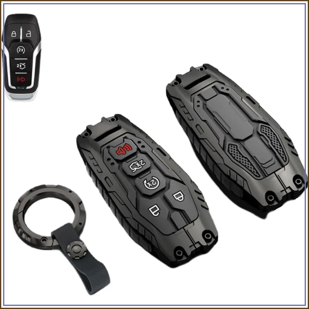 Heavy Key Fob Cover Case Protector for Ford F150 Mustang Explorer Edge Fusion Lincoln MKZ MKC MKX, Keychain Accessories (Model-B Black)
Heavy Key Fob Cover Case Protector for Ford F150 Mustang Explorer Edge Fusion Lincoln MKZ MKC MKX, Keychain Accessories (Model-B Black)