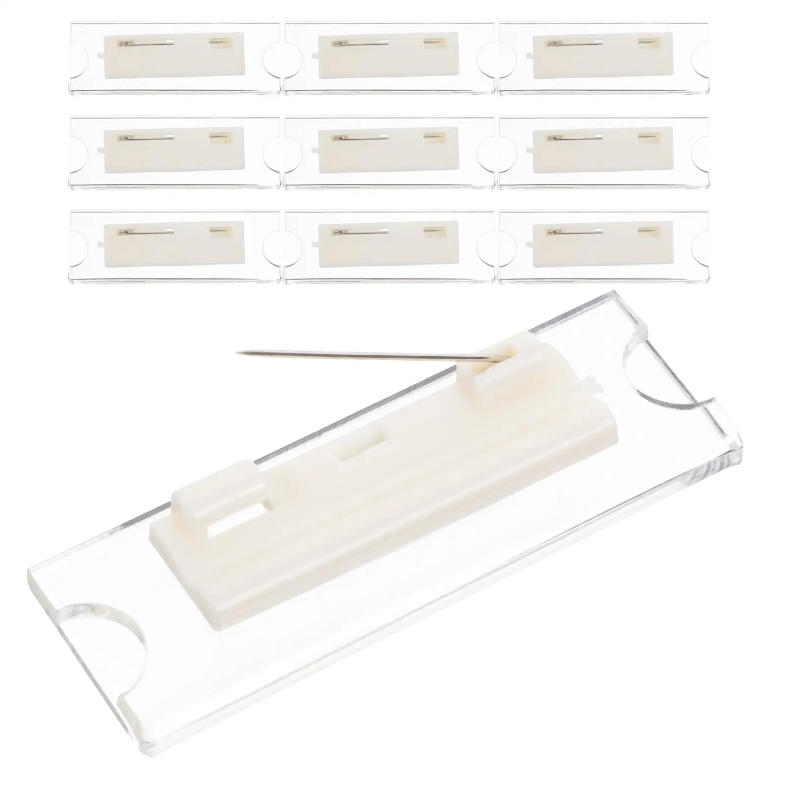 10 Pcs Acrylic Insert Card Badge Name Holder Covers 70x20mm Transparent Work Student ID Tag Holders Office School Uniform
10 Pcs Acrylic Insert Card Badge Name Holder Covers 70x20mm Transparent Work Student ID Tag Holders Office School Uniform