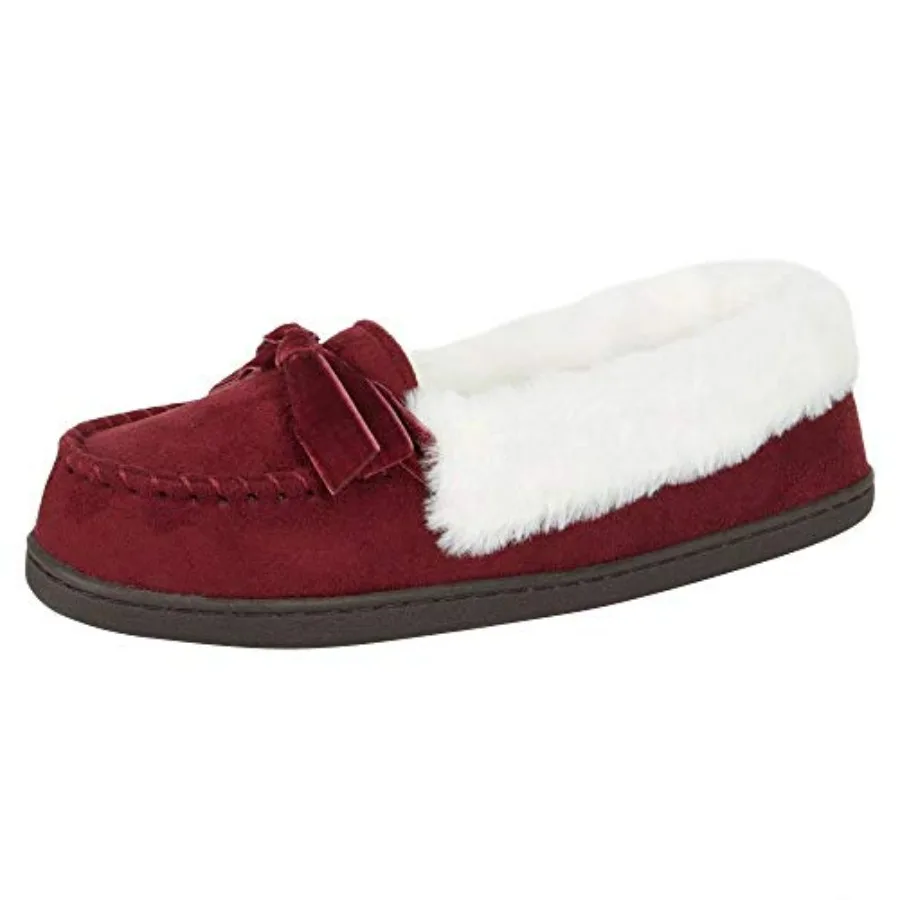 Women's Micro Suede Moccasin Indoor Outdoor Slipper Shoe
Women's Micro Suede Moccasin Indoor Outdoor Slipper Shoe