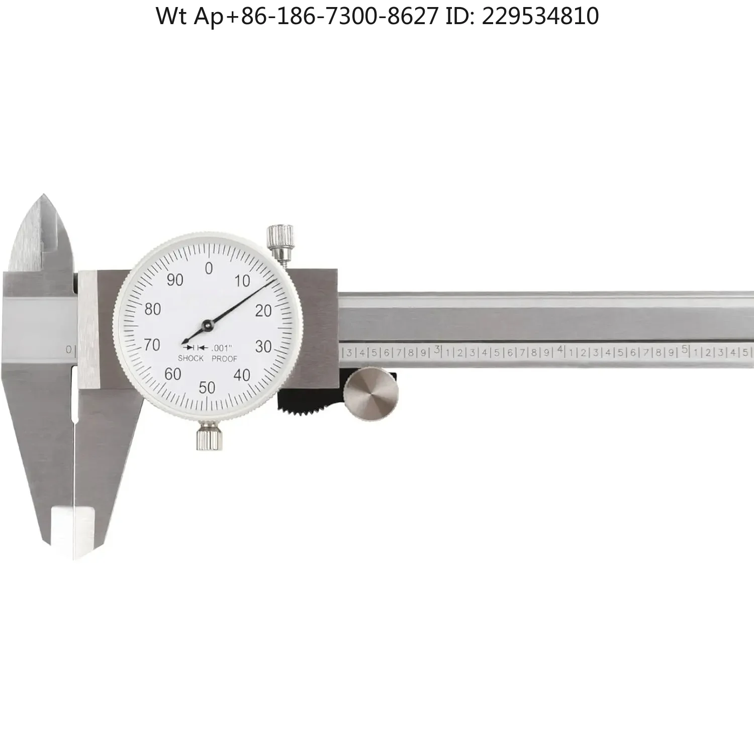 With watch caliper 0-150 Dial Imperial representative caliper 0-6 inch 0.001
With watch caliper 0-150 Dial Imperial representative caliper 0-6 inch 0.001