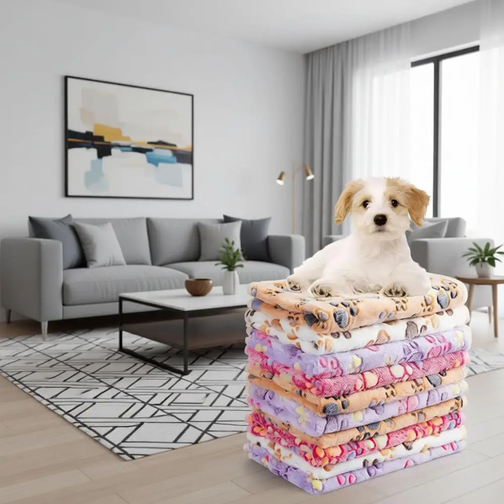 40 Pcs Blankets Washable Pet Dog Sleep Mat Paw Print Blankets or Pets Throw Warm Bed Mat for Dog Puppy Cat (24 x 16 Inch, Pink,
40 Pcs Blankets Washable Pet Dog Sleep Mat Paw Print Blankets or Pets Throw Warm Bed Mat for Dog Puppy Cat (24 x 16 Inch, Pink,