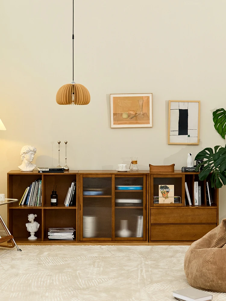Retro solid wood boxwood TV storage combination display floor storage cabinet
Retro solid wood boxwood TV storage combination display floor storage cabinet
