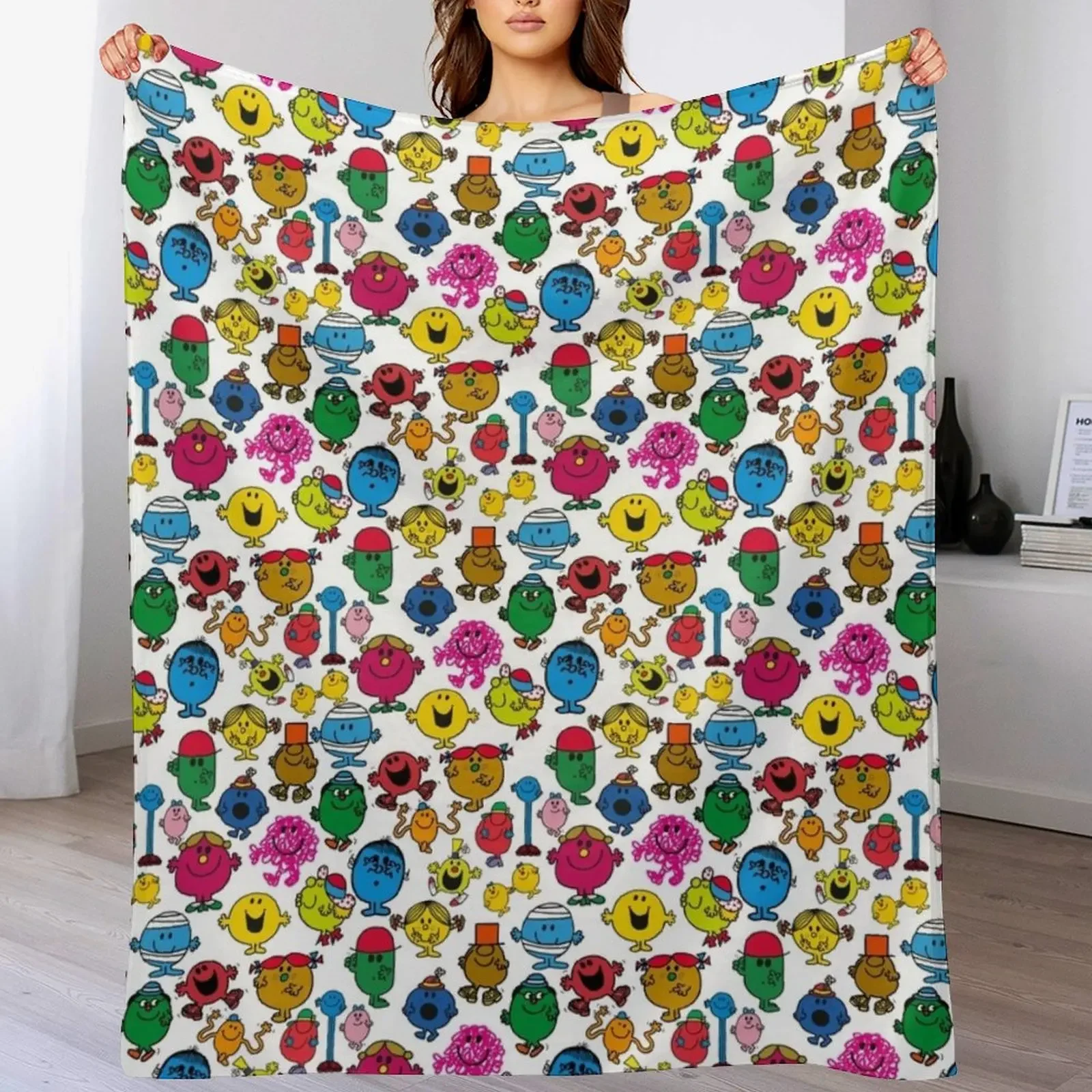 Miss and Mister Pattern (White) Throw Blanket Spring Fall Cozy Throw Blanket for Couch
Miss and Mister Pattern (White) Throw Blanket Spring Fall Cozy Throw Blanket for Couch