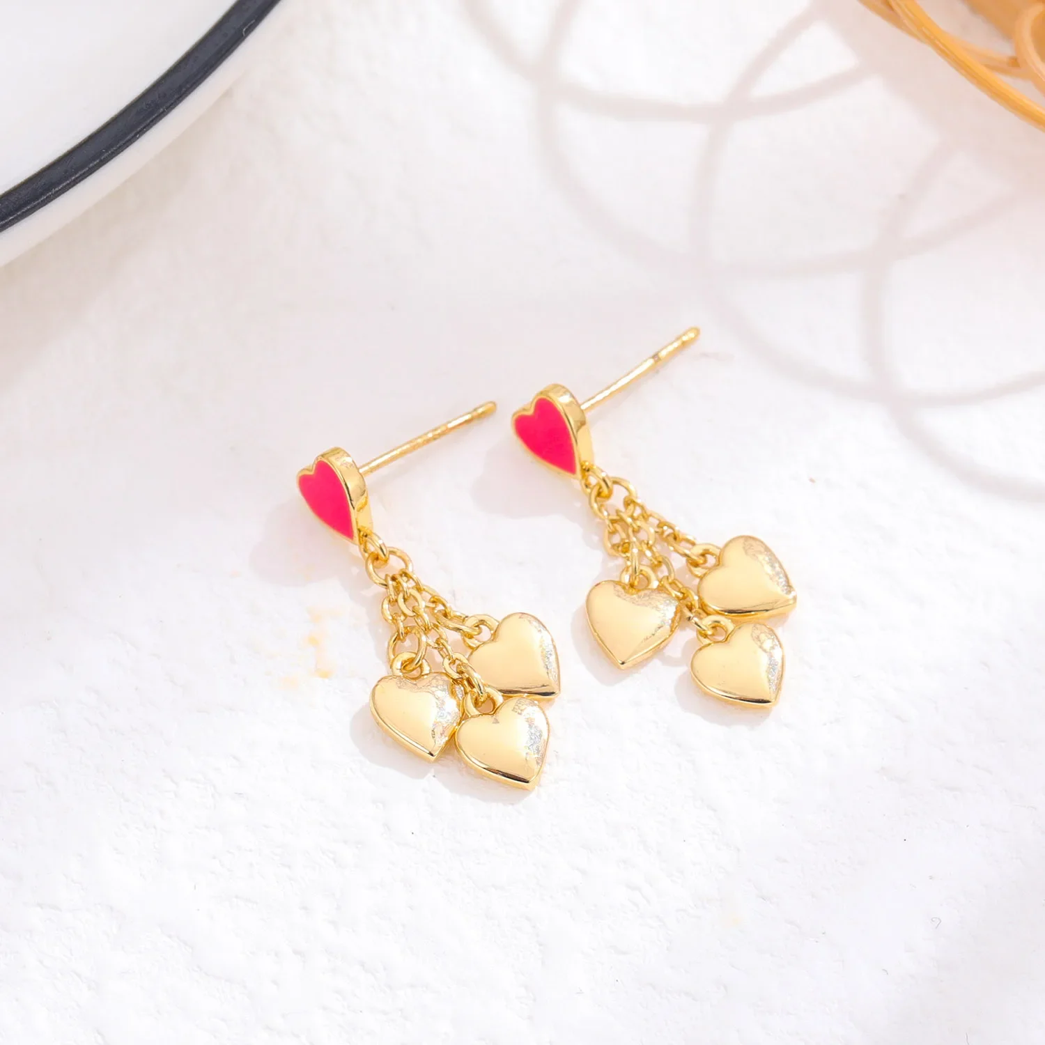 1 pair Heart Stud Earrings for Kids Small Girls Toddler Hanging Glossy Earring Child Classic Style Gift
1 pair Heart Stud Earrings for Kids Small Girls Toddler Hanging Glossy Earring Child Classic Style Gift