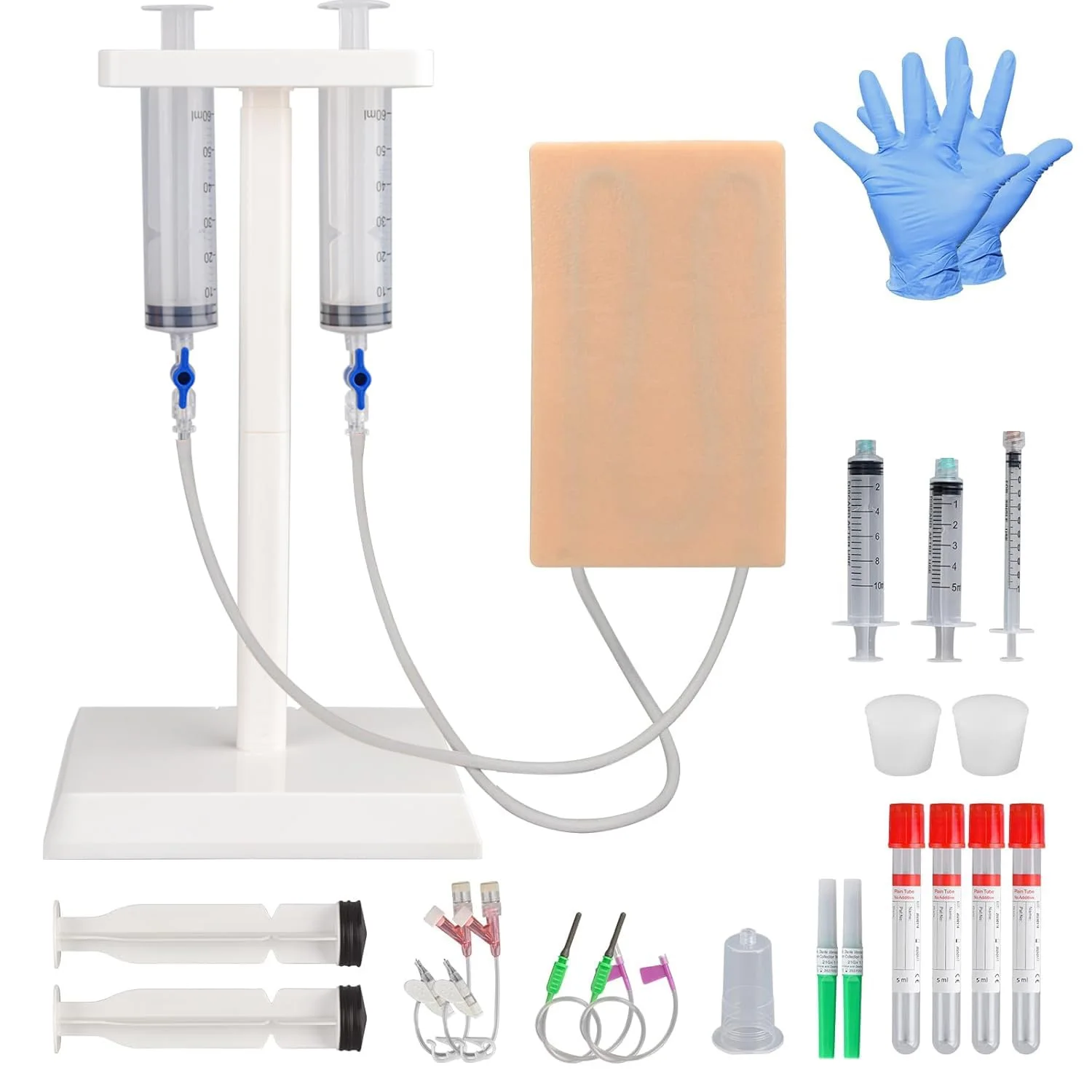 Multipurporse IV Injection Phlebotomy Practice Kit Venipuncture Practice Kit with Veins for Student and Nurse Training Only
Multipurporse IV Injection Phlebotomy Practice Kit Venipuncture Practice Kit with Veins for Student and Nurse Training Only