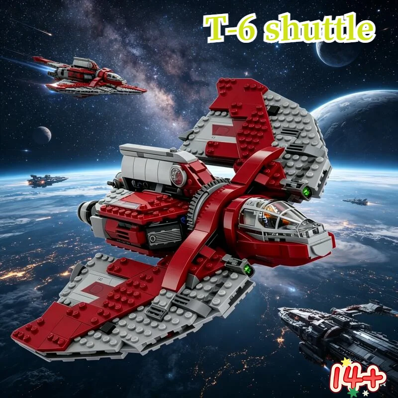 2026 new 675PCS Star Battle Ahsoka Tano's T-6 Spaceship Model Compatible 75362 Building Blocks Creative Bricks Toy Gifts
2026 new 675PCS Star Battle Ahsoka Tano's T-6 Spaceship Model Compatible 75362 Building Blocks Creative Bricks Toy Gifts