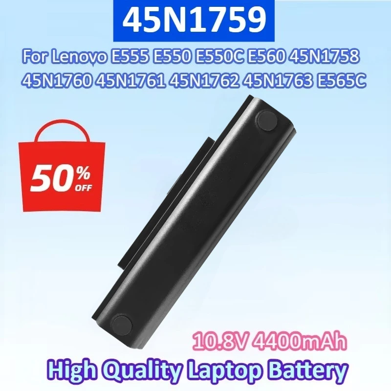 Новый аккумулятор для ноутбука 45N1759 10,8 В 4400 мАч для Lenovo ThinkPad E555 E550 E550C E560 E565C 45N1758 45N1760 45N1761 45N1762 45N1763
Новый аккумулятор для ноутбука 45N1759 10,8 В 4400 мАч для Lenovo ThinkPad E555 E550 E550C E560 E565C 45N1758 45N1760 45N1761 45N1762 45N1763