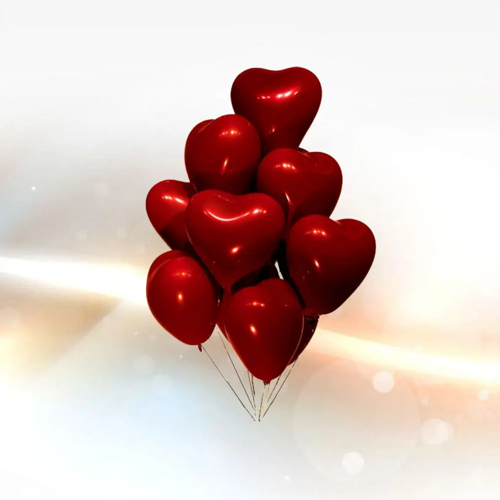 50Pcs Heart Shape Balloons Romantic 10inch Red Decorative Wedding Party Supplies Creative Balloons Party Supplies
50Pcs Heart Shape Balloons Romantic 10inch Red Decorative Wedding Party Supplies Creative Balloons Party Supplies