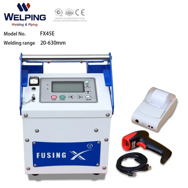 New Welping FX45E Automatic Electrofusion Butt Welding Machine for 20-630mm PE Pipes 6kW 220V
New Welping FX45E Automatic Electrofusion Butt Welding Machine for 20-630mm PE Pipes 6kW 220V