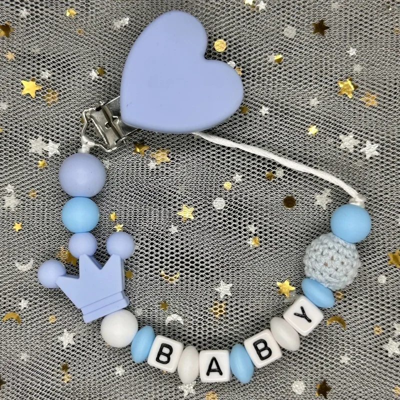 2025 1Pcs DIY Custom Name Handmade Personalized Name Pacifier Clips Cute Pacifier Chains Dummy Clips Holder Silicona Baby Shower
2025 1Pcs DIY Custom Name Handmade Personalized Name Pacifier Clips Cute Pacifier Chains Dummy Clips Holder Silicona Baby Shower