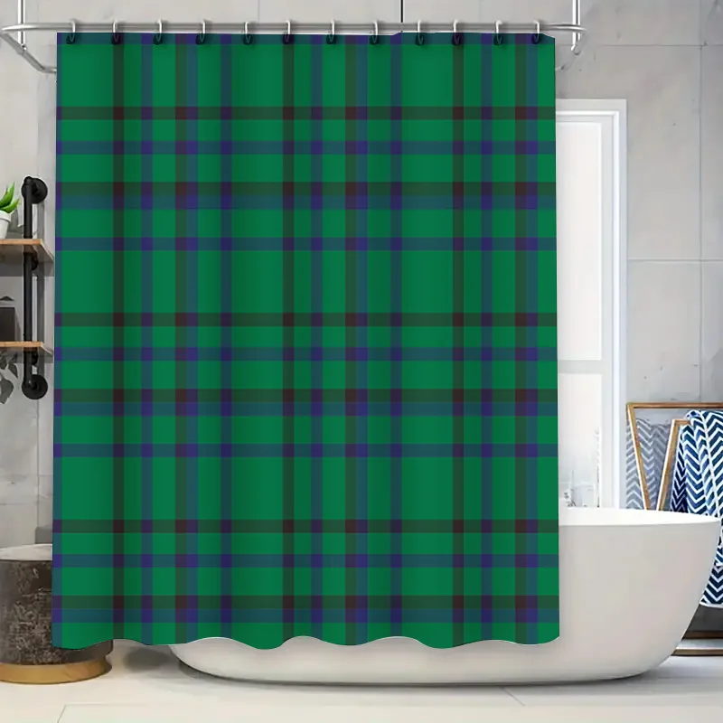 Plaid Shower Curtain Waterproof Bath Decoration Green Blue Color Matching Home Decor Customizable Size 180x240cm
Plaid Shower Curtain Waterproof Bath Decoration Green Blue Color Matching Home Decor Customizable Size 180x240cm