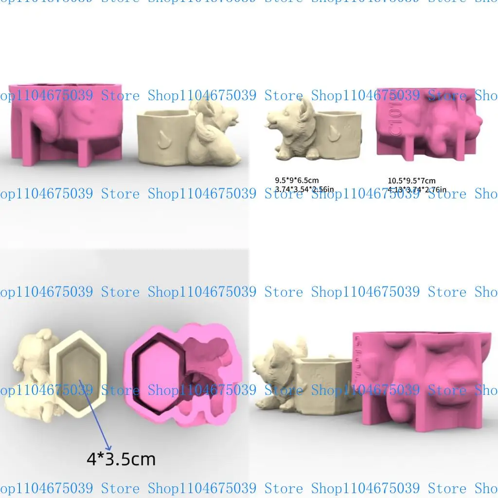 5asd Elegant Dog Shaped Sturdy Silicone Flower Pots Mould Tool Jewelry Accessory for Home Use Resin Art Enthusiasts
5asd Elegant Dog Shaped Sturdy Silicone Flower Pots Mould Tool Jewelry Accessory for Home Use Resin Art Enthusiasts