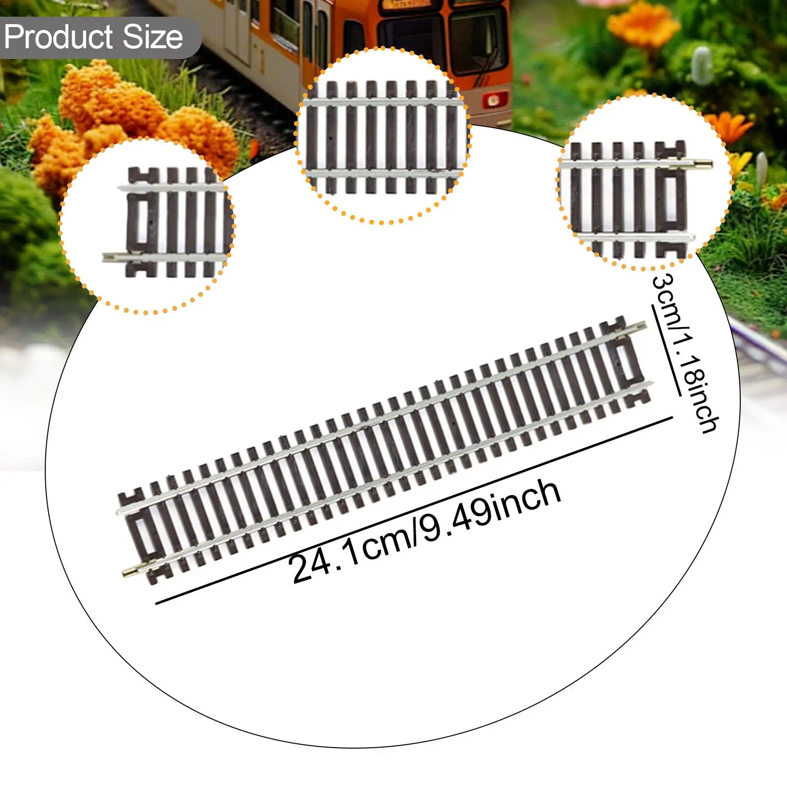 4Pcs HO Scale Track DIY Model Railway Accessory for 1:87 Birthdays Classroom
4Pcs HO Scale Track DIY Model Railway Accessory for 1:87 Birthdays Classroom