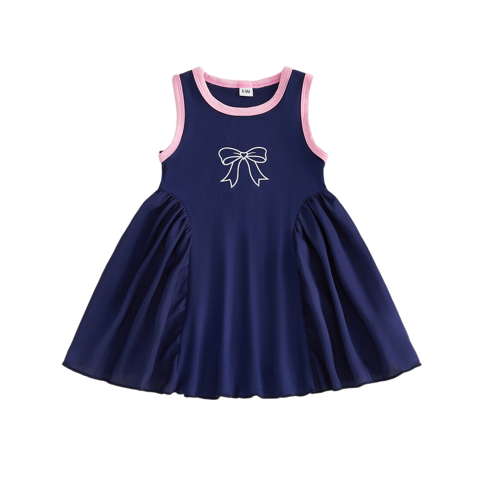 Baby Girl Summer Dress Sleeveless Round Neck Bow Print A-Line Dress Toddler Casual Dress
Baby Girl Summer Dress Sleeveless Round Neck Bow Print A-Line Dress Toddler Casual Dress