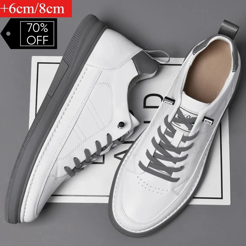 Spring summer Men's Inner Heightening Shoes Leather Sports Casual Shoes Invisible Height Increasing Shoes Men Sport Elevator 8CM
Spring summer Men's Inner Heightening Shoes Leather Sports Casual Shoes Invisible Height Increasing Shoes Men Sport Elevator 8CM