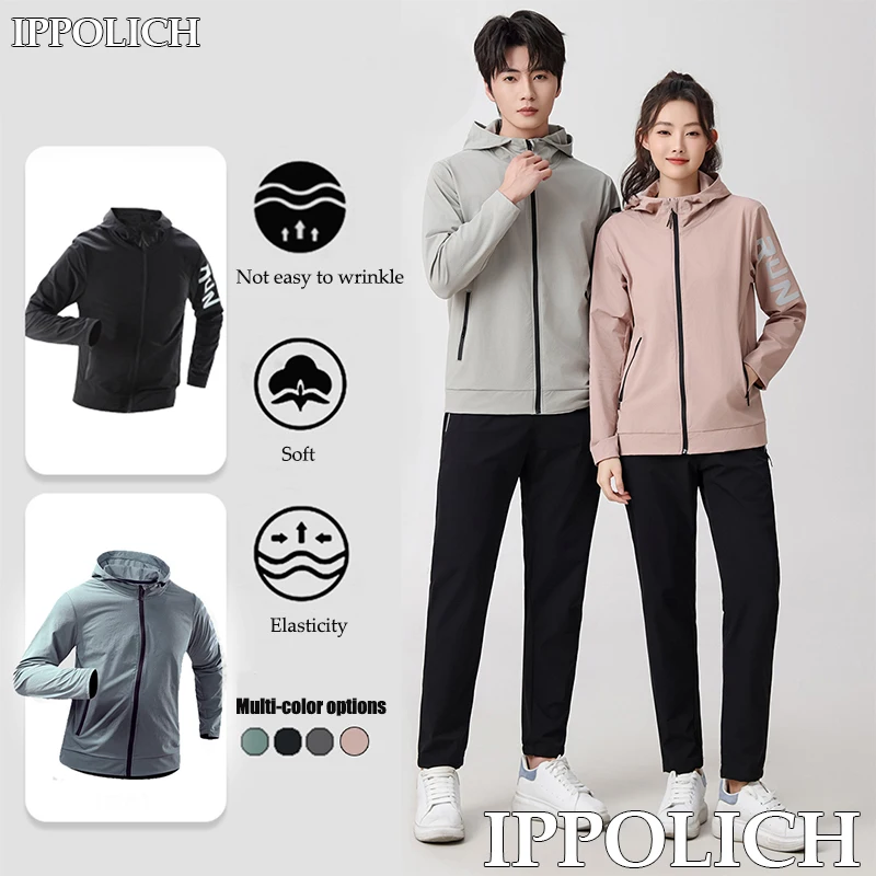 Men's Water-Resistant Casual Jacket Sports Zipper Hooded Outdoor Fitness Training Printing Design Fashion Coat Quick-Dry Clothes
Men's Water-Resistant Casual Jacket Sports Zipper Hooded Outdoor Fitness Training Printing Design Fashion Coat Quick-Dry Clothes