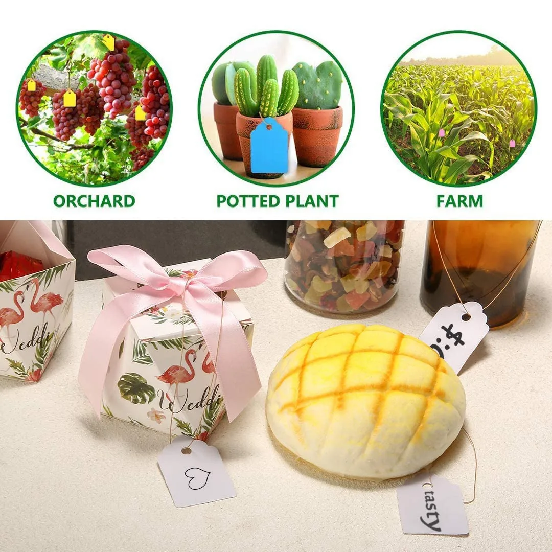 A42I-500Pcs Waterproof Tags With String, Plastic Reusable Plant Labels Hanging Marking Tags For Gardening Jewelry Clothing
A42I-500Pcs Waterproof Tags With String, Plastic Reusable Plant Labels Hanging Marking Tags For Gardening Jewelry Clothing