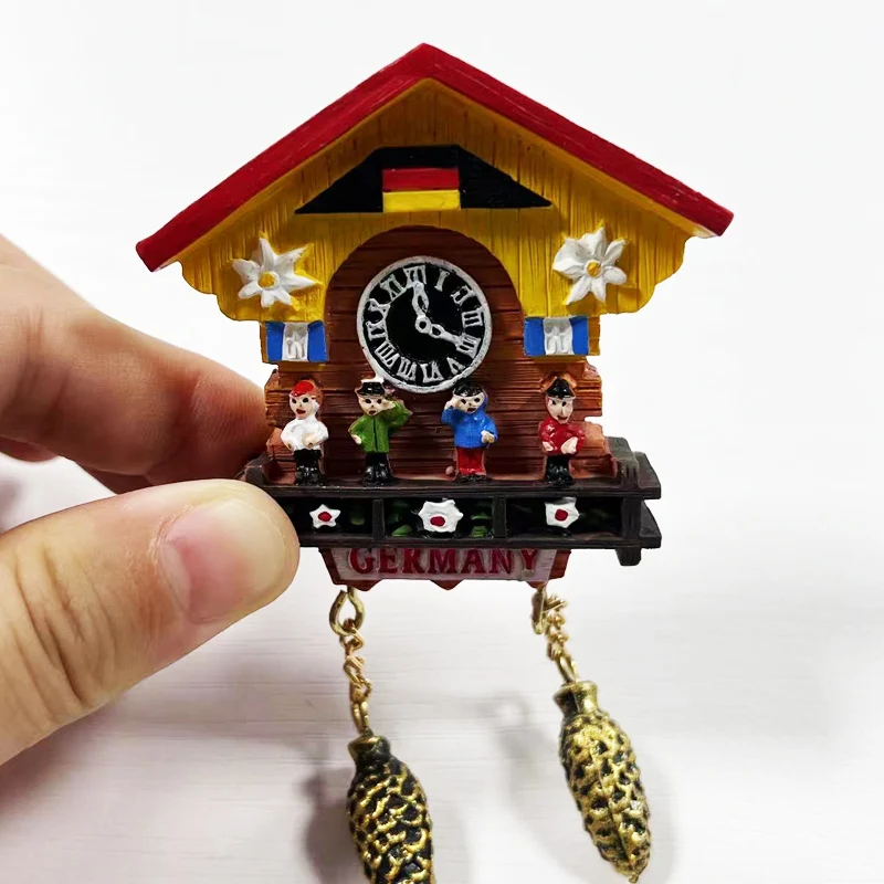 German Gift Classic Clock World Travel Souvenir 3D Stereoscopic Magnetic Refrigerator Sticker, Kitchen Home Decoration
German Gift Classic Clock World Travel Souvenir 3D Stereoscopic Magnetic Refrigerator Sticker, Kitchen Home Decoration