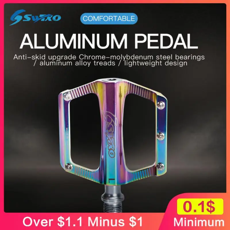 Durable Bike Pedal Flat Pedal Design Beautiful Aluminum Pedal Sealed Bearing Concise Colorful Pedal Vacuum Design
Durable Bike Pedal Flat Pedal Design Beautiful Aluminum Pedal Sealed Bearing Concise Colorful Pedal Vacuum Design