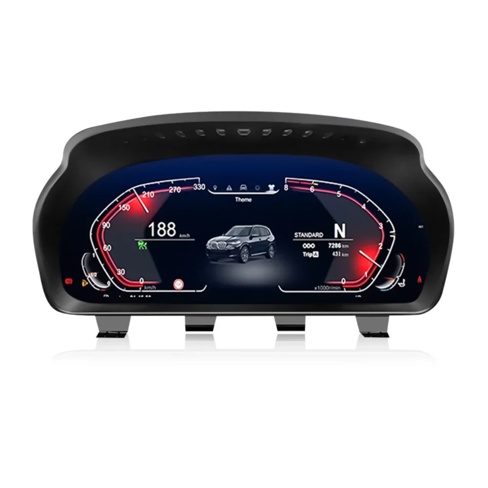 12.3''Digital Instrument Gauge Cluster For BMW F01 F02 F03 F04 F06 F07 F10 F11 F12 F13 X5 F15 X6 F16 X3 F25 X4 F26 Speedometer
12.3''Digital Instrument Gauge Cluster For BMW F01 F02 F03 F04 F06 F07 F10 F11 F12 F13 X5 F15 X6 F16 X3 F25 X4 F26 Speedometer