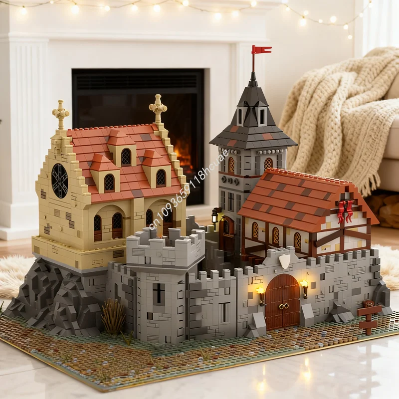 4747 шт. MOC средневековый замок 2 замкнутых моделей строительные блоки строительные рождественский подарок DIY развивающие игрушки кирпич детский день рождения
4747 шт. MOC средневековый замок 2 замкнутых моделей строительные блоки строительные рождественский подарок DIY развивающие игрушки кирпич детский день рождения
