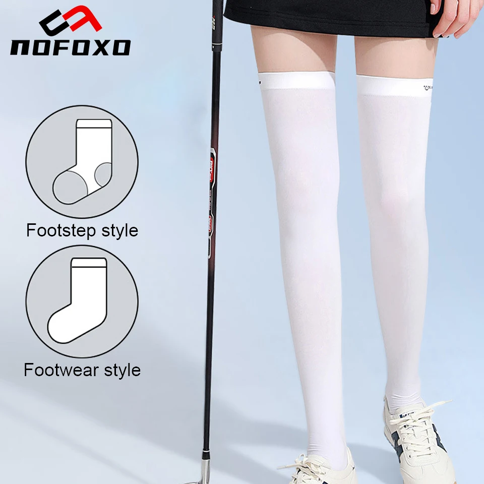 NOFOXO Women Golf Socks Ice Silk High Elastic Sun Protection Socks High Tube Socks Sunproof Leg Protection Sport Supplies Tennis
NOFOXO Women Golf Socks Ice Silk High Elastic Sun Protection Socks High Tube Socks Sunproof Leg Protection Sport Supplies Tennis