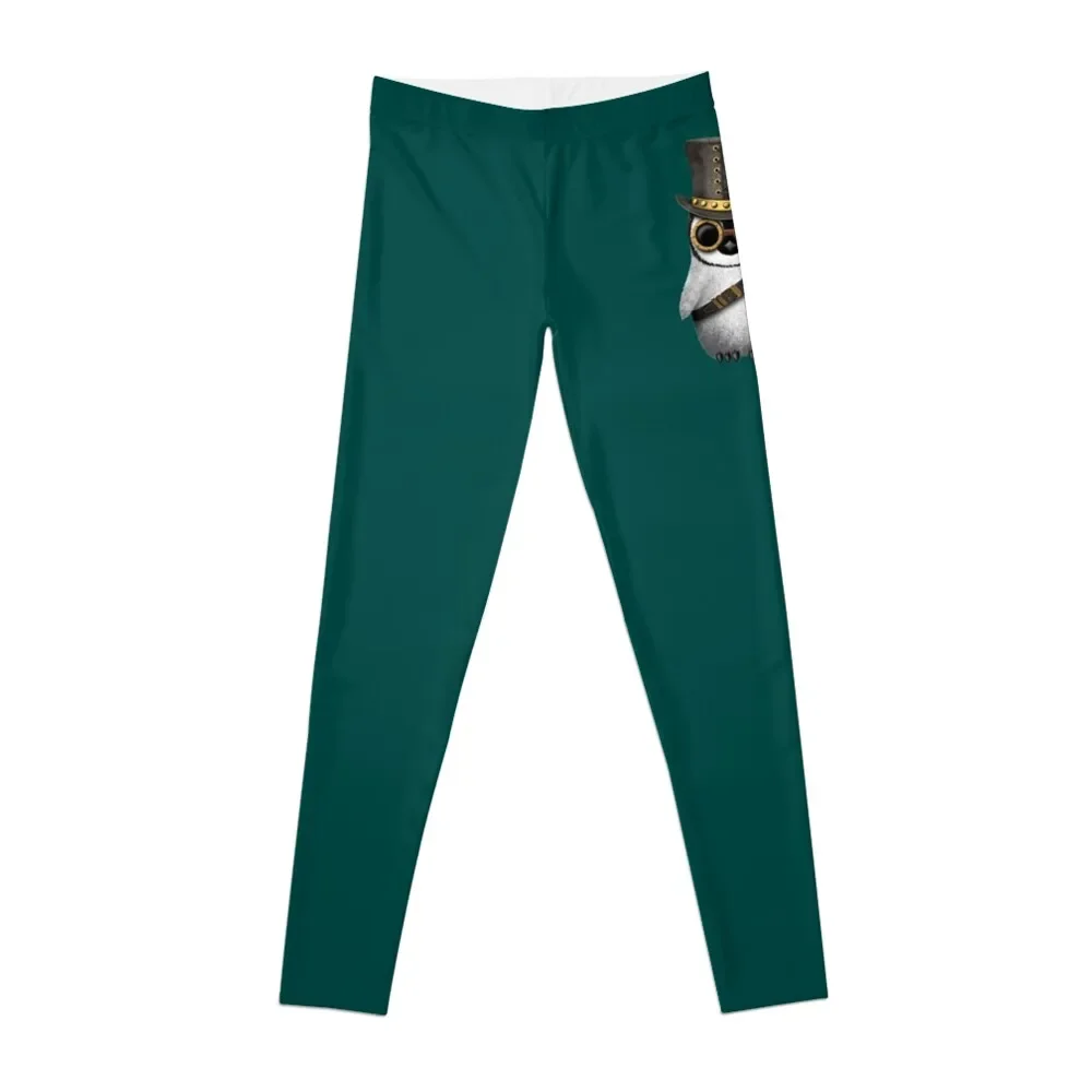 Steampunk Baby Penguin Teal Blue Leggings Women's pants sportswear for gym Training pants Legging sexy woman Womens Leggings
Steampunk Baby Penguin Teal Blue Leggings Women's pants sportswear for gym Training pants Legging sexy woman Womens Leggings