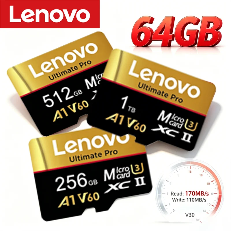 Lenovo High Speed Micro TF SD Memory Card for Camera Surveillance Devices512GB 256GB 128GB Memory Card Stable Performance
Lenovo High Speed Micro TF SD Memory Card for Camera Surveillance Devices512GB 256GB 128GB Memory Card Stable Performance