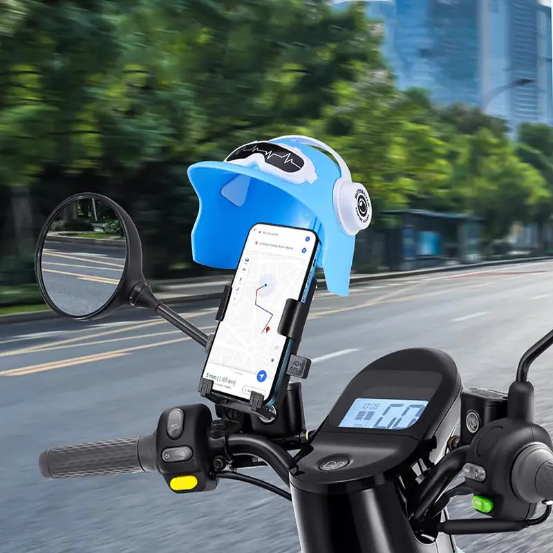 1pc Small Helmet Rider Motorcycle Mobile Phone Holder Electric Bicycle Waterproof Sunshade Navigation Mobile Phone Holder 
1pc Small Helmet Rider Motorcycle Mobile Phone Holder Electric Bicycle Waterproof Sunshade Navigation Mobile Phone Holder