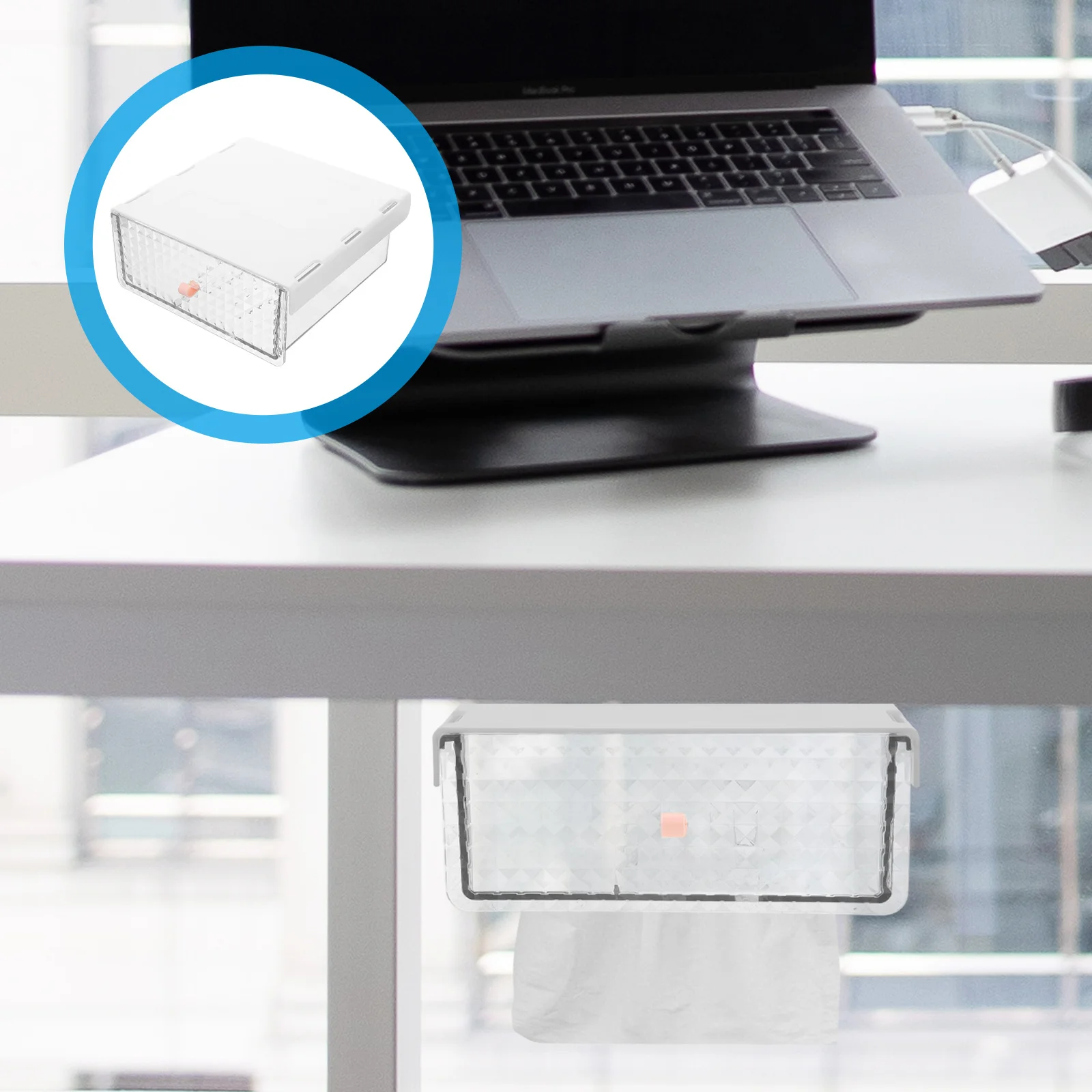Drawer Style Tissue Box For Office Desk Under Desk Organizer Storage Bin Pet Abs Pp Material Tissue Holder Clutter Free
Drawer Style Tissue Box For Office Desk Under Desk Organizer Storage Bin Pet Abs Pp Material Tissue Holder Clutter Free