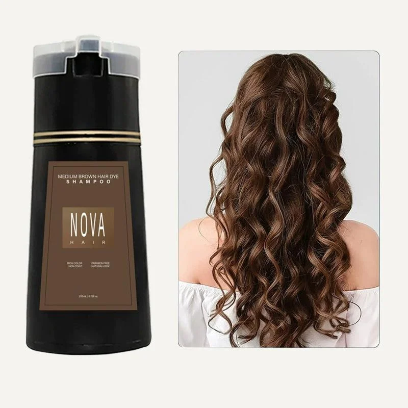 Nova 3-in-1 Hair Coloring Shampoo Oil Control Fluffy Refreshing Hair Dye Quick Dizzy Hair Coloring Shampoo Hair Care 7 Colors
Nova 3-in-1 Hair Coloring Shampoo Oil Control Fluffy Refreshing Hair Dye Quick Dizzy Hair Coloring Shampoo Hair Care 7 Colors