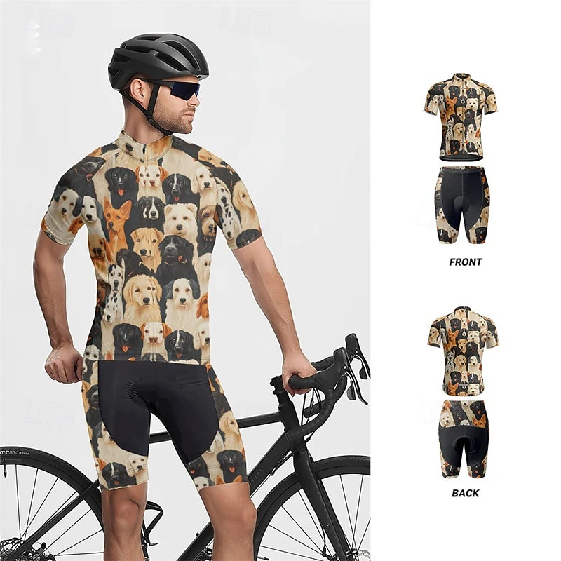 New Cycling Jersey Set Men Short Sleeve Cycling Clothing Triathlon Bicycle Wear Jersey Kit Bib Shorts Gel Pad Mtb
New Cycling Jersey Set Men Short Sleeve Cycling Clothing Triathlon Bicycle Wear Jersey Kit Bib Shorts Gel Pad Mtb