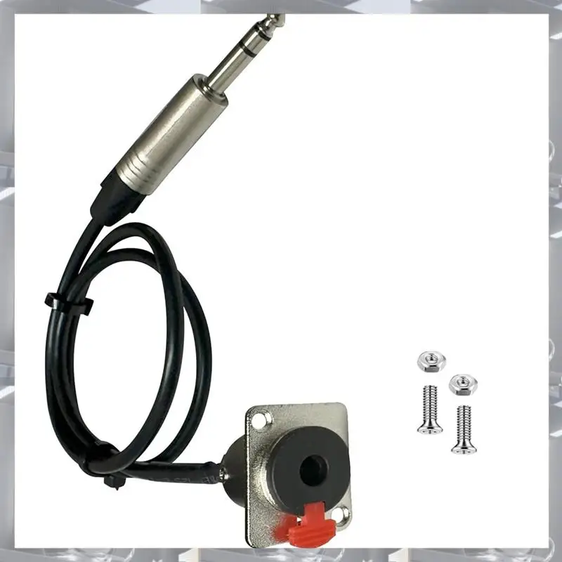 Hot Selling-Professional 6.35Mm 1/4Inch Panel Mount Cable, Female To Male For Pro Audio D-Type Installations,Professional 6.35Mm
Hot Selling-Professional 6.35Mm 1/4Inch Panel Mount Cable, Female To Male For Pro Audio D-Type Installations,Professional 6.35Mm