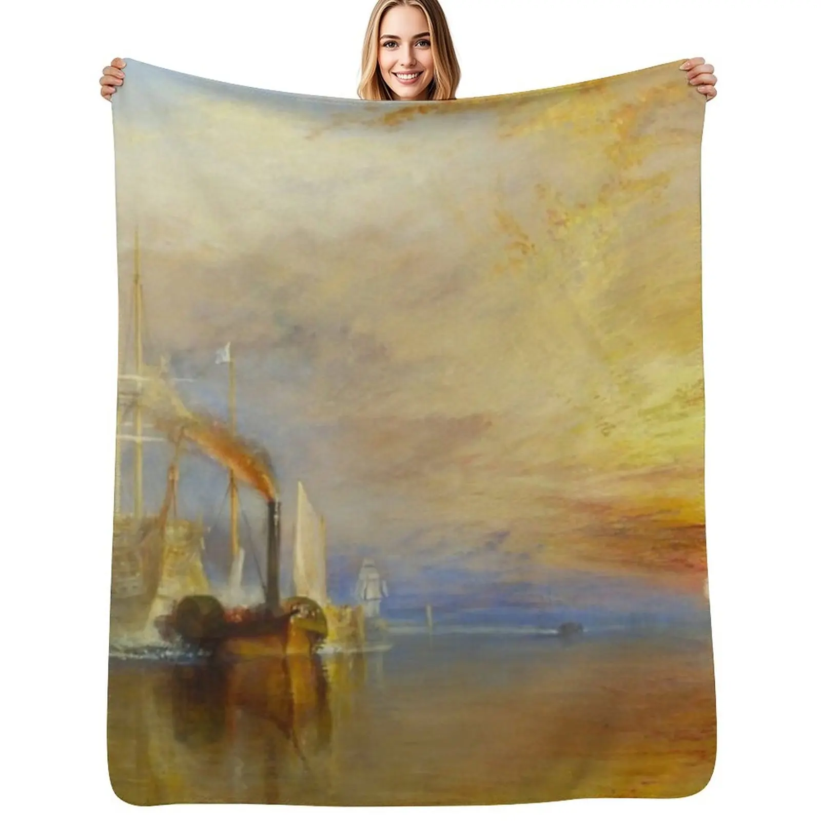 Joseph Mallord William Turner - The Fighting Temeraire Throw Blanket Fashion Sofas Bed covers Baby funny gift Blankets
Joseph Mallord William Turner - The Fighting Temeraire Throw Blanket Fashion Sofas Bed covers Baby funny gift Blankets