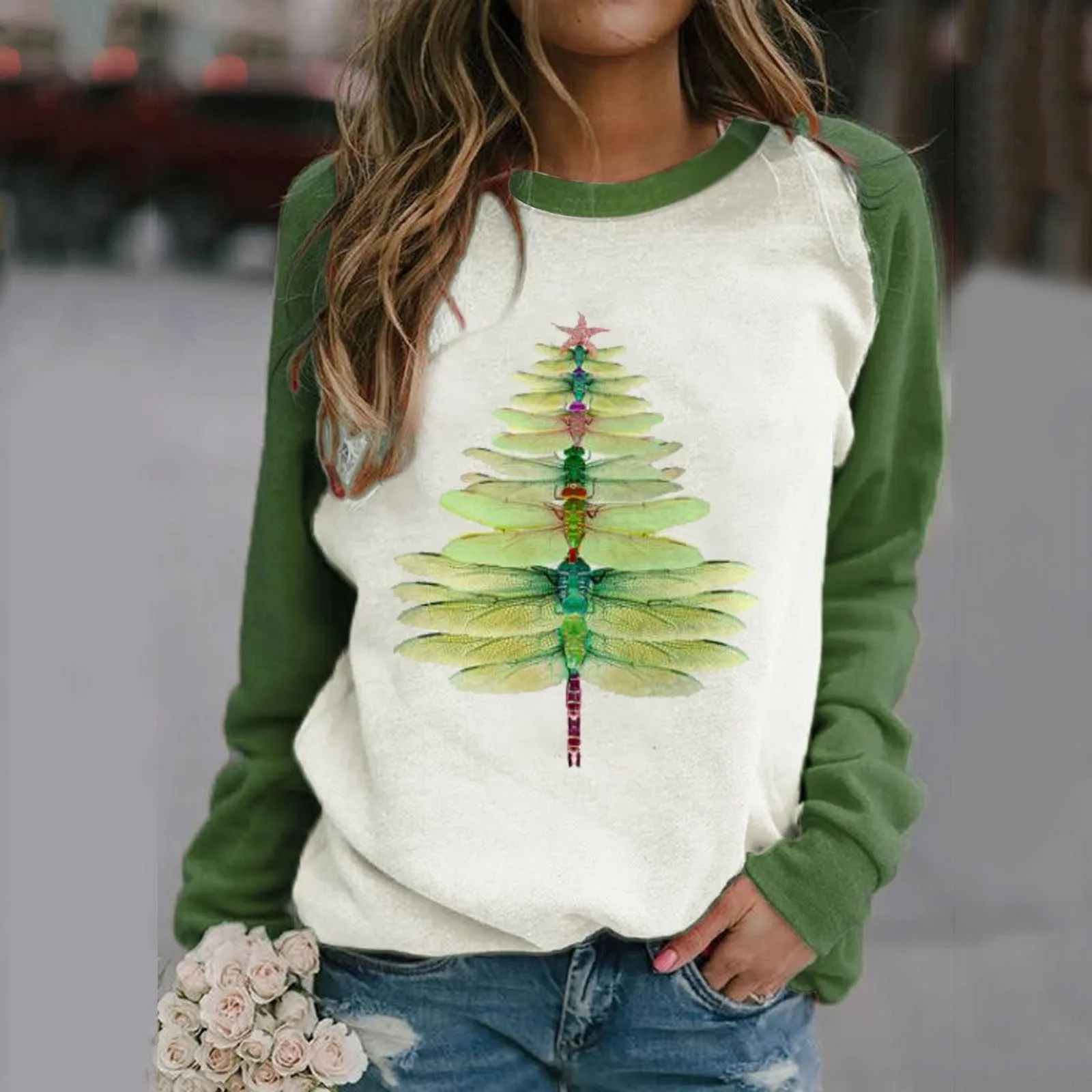 Tree Print Women Long Sleeve Hoodies Colorblock Top Sweatshirt Pullover Oversize Twinset Korean Style Female Shirts Hoody Sweate
Tree Print Women Long Sleeve Hoodies Colorblock Top Sweatshirt Pullover Oversize Twinset Korean Style Female Shirts Hoody Sweate