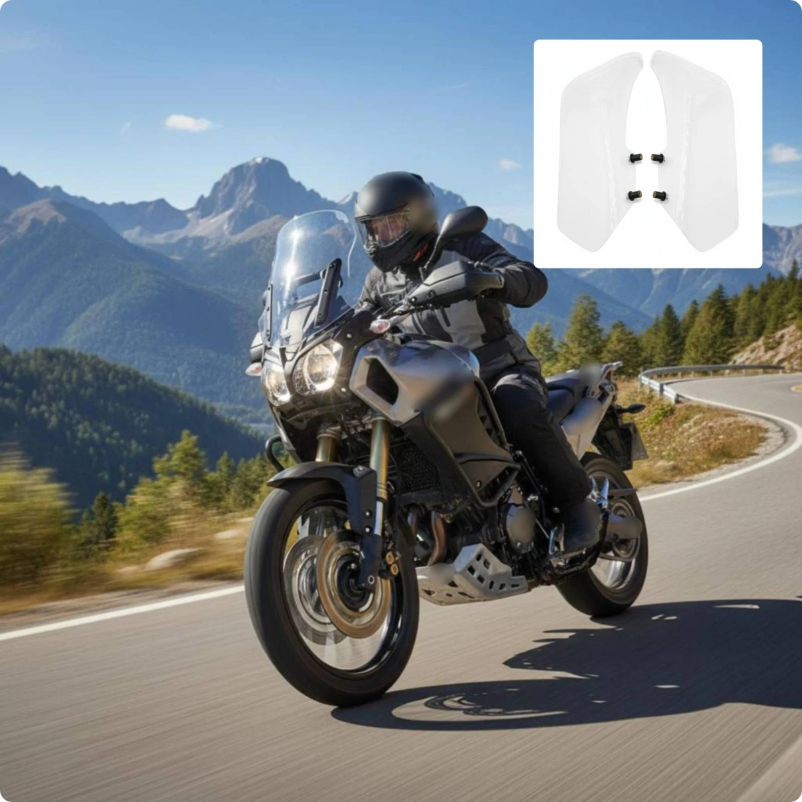 2 Pieces XT1200Z Windshield Panel Acrylic Motorcycle Side Windshield Panel Wind Deflector Pair Easy to Install
2 Pieces XT1200Z Windshield Panel Acrylic Motorcycle Side Windshield Panel Wind Deflector Pair Easy to Install