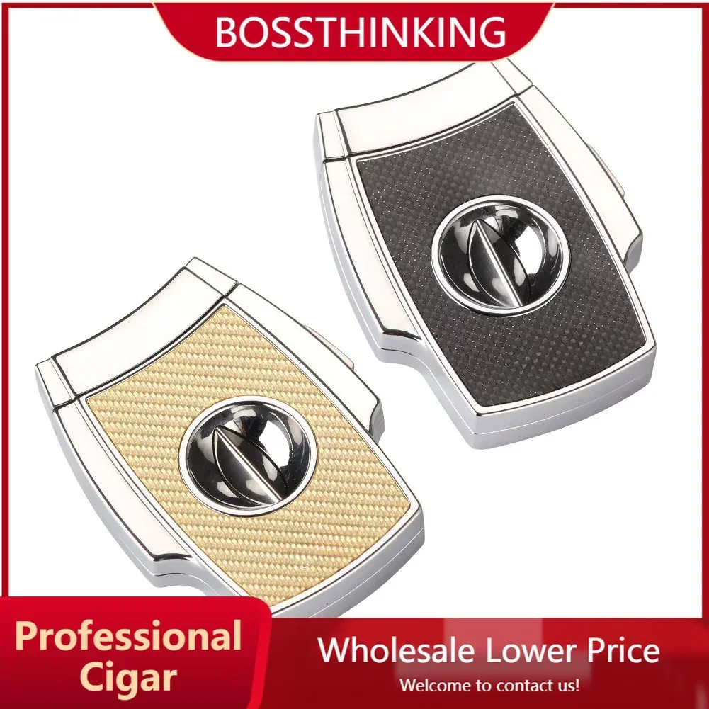 Cigar Metal Sharp V Cutter Smoking Cigar Cutter Cigarrera Accessories Cutter Cutting Tool Gift Box
Cigar Metal Sharp V Cutter Smoking Cigar Cutter Cigarrera Accessories Cutter Cutting Tool Gift Box