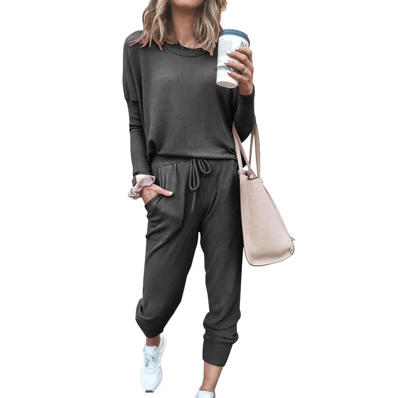 Spring New Fashion Comfortable Commuting Loose Pocket Solid Color Long Sleeved Casual Set for Women 2024
Spring New Fashion Comfortable Commuting Loose Pocket Solid Color Long Sleeved Casual Set for Women 2024