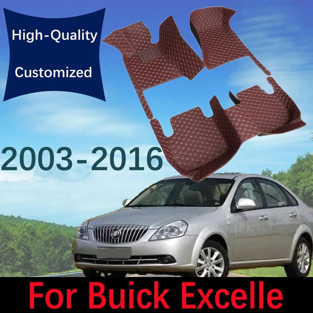 Кожаные автомобильные коврики на заказ для Buick Excelle 2003 ~ 2016, модный автомобильный коврик, коврики, подкладки для ног, аксессуары для интерьера
Кожаные автомобильные коврики на заказ для Buick Excelle 2003 ~ 2016, модный автомобильный коврик, коврики, подкладки для ног, аксессуары для интерьера